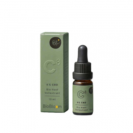 BioBloom - Bio CBD Öl  8% (800mg / 2.400mg) - 10ml / 30ml 10 ml