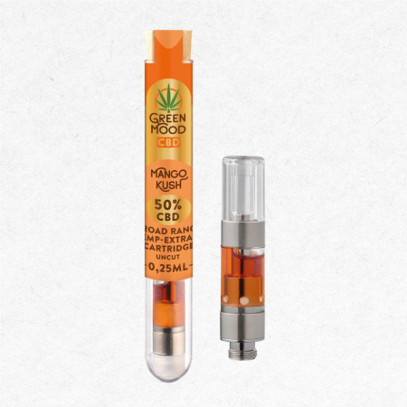 XEO Green Mood - CBD Broadrange Extrakt Cartridge 50% (253mg) -  0,25ml Mango Kush