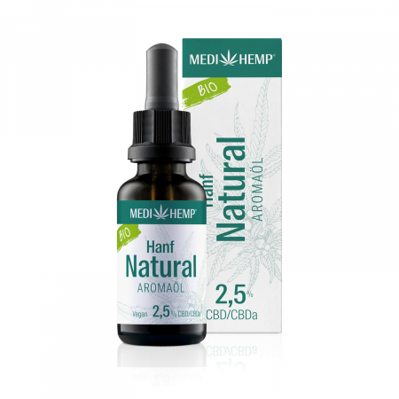 Medihemp -  Bio Hanf Natural - Bio CBD Öl 2,5% (250mg / 750mg) - 10ml / 30ml 30 ml