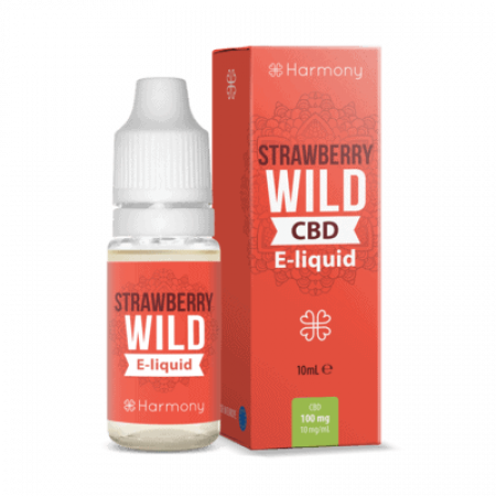 Harmony - CBD E-Liquid 6% (600mg) - 10ml Erdbeere