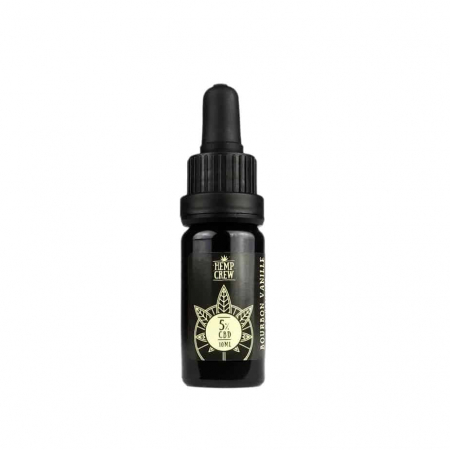 Hemp Crew - Bourbon Vanille - CBD Öl 5% / 10% (500mg / 1.000mg) - 10ml 500mg