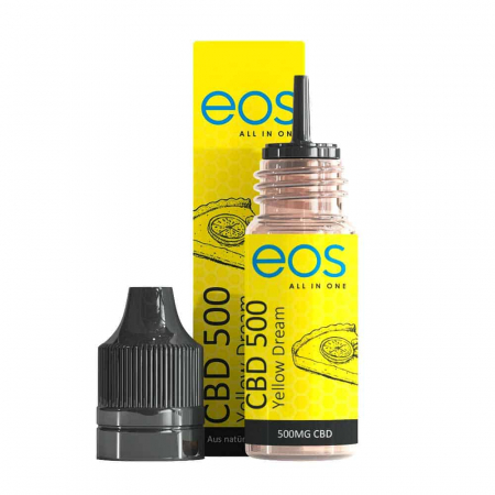 eos - CBD E-Liquid 500mg Cannabidiol in 10ml Yellow Dream