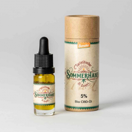 Sommerhanf - Vollspektrumaromaöl 5%, 10%,(500mg - 1.000mg) - 10ml 500mg