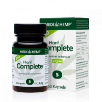 MEDIHEMP - Bio Hanf Complete Kapseln - Bio CBD Kapseln 5% (810mg) - 60Stck.