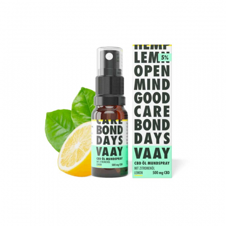 VAAY - CBD Mundspray 5% (500mg) - 10ml Zitrone